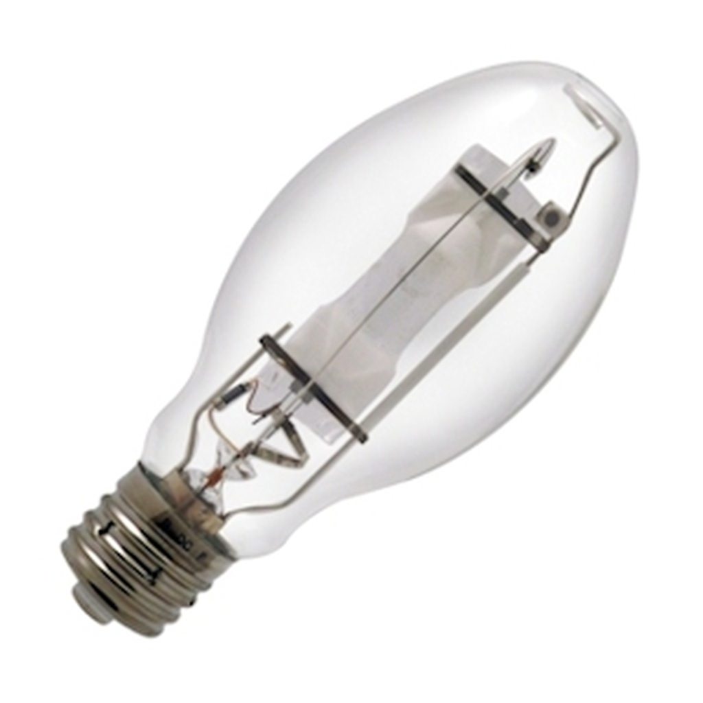 350 watt ED37 Mogul Screw Base 4000K Cool White Clear Metal Halide 1