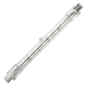 500 watt 120 volt T3 Recessed Single Contact Base 2850K Warm White Clear 1