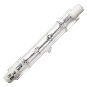 200 watt 130 volt T3 Recessed Single Contact Base 2850K Warm White Clear 1