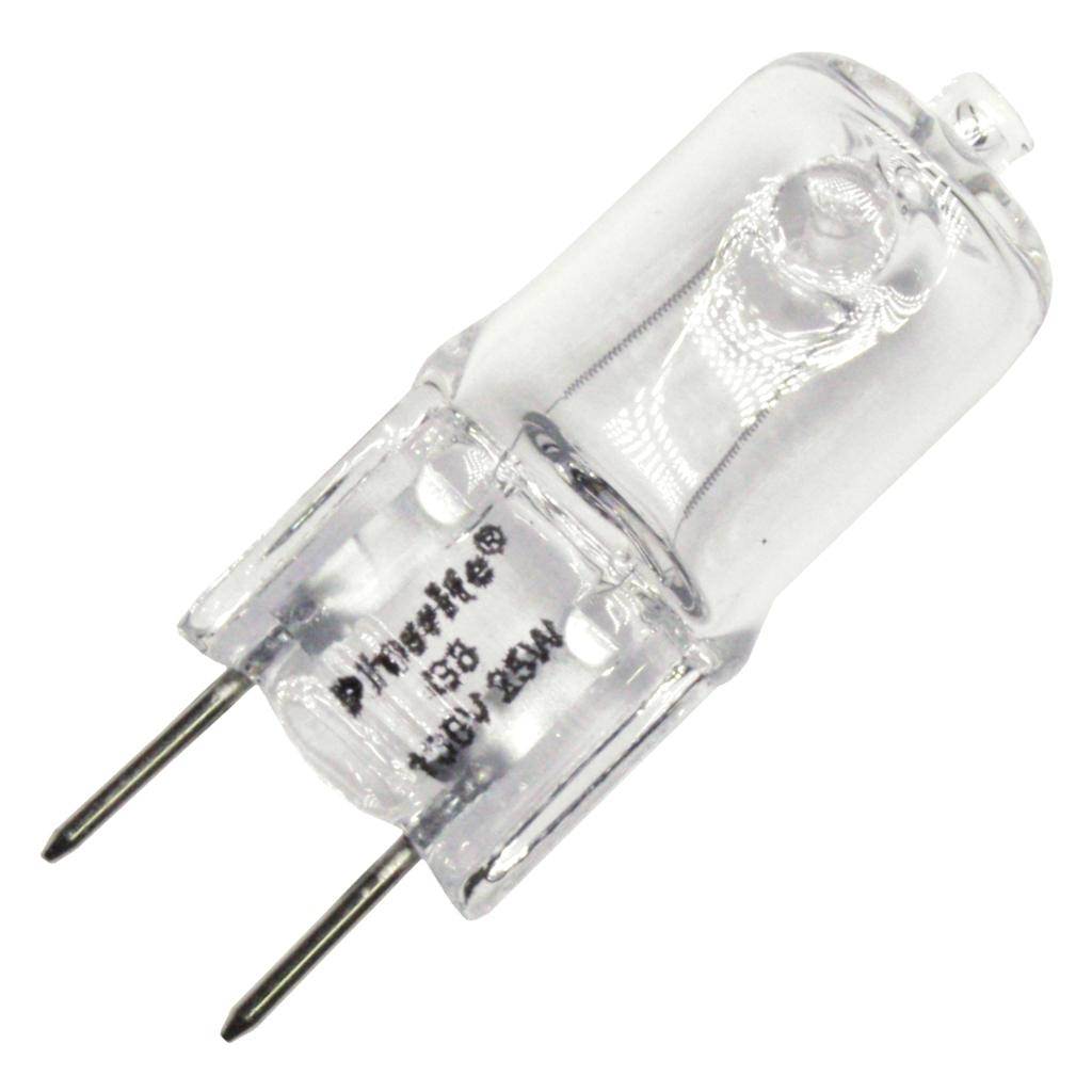 25 watt 130 volt T4 Bi-Pin Base 2850K Warm White 1