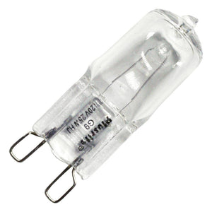 25 watt 120 volt T4 Bi-Pin Base 2850K Warm White 1
