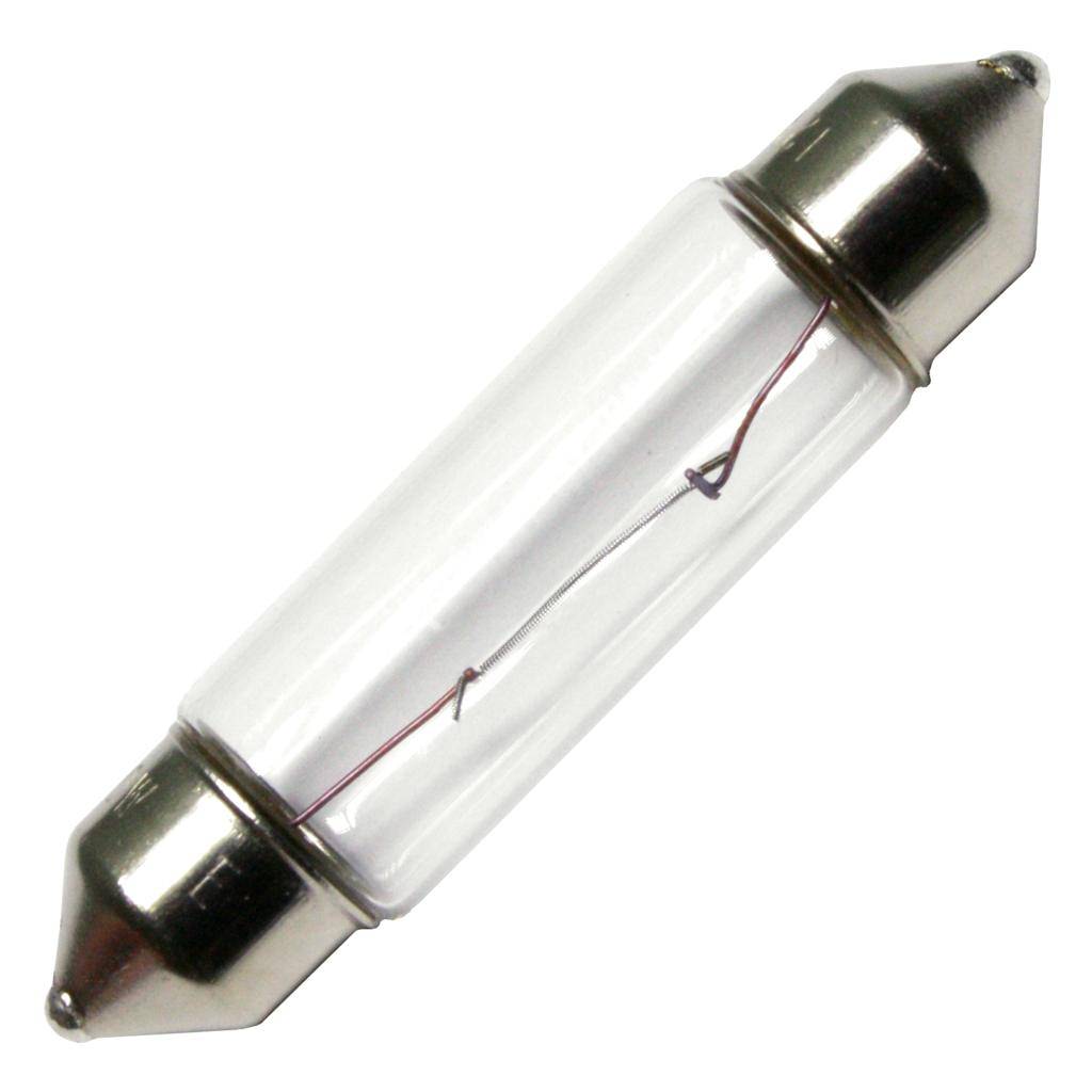 5 watt 12 volt T3.25 Festoon Base Clear 1