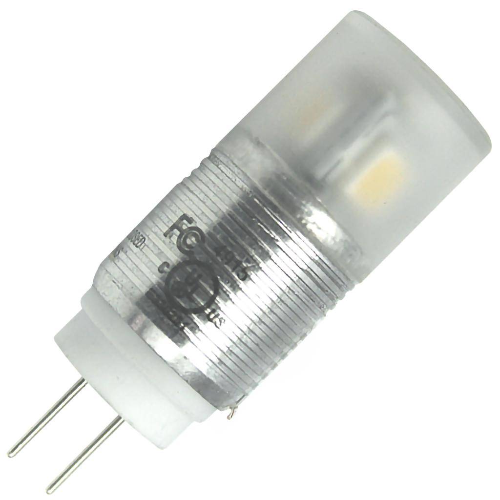 1.6 watt 12 volt JC1 Bi-Pin (G4) Base 5000K Daylight LED 1