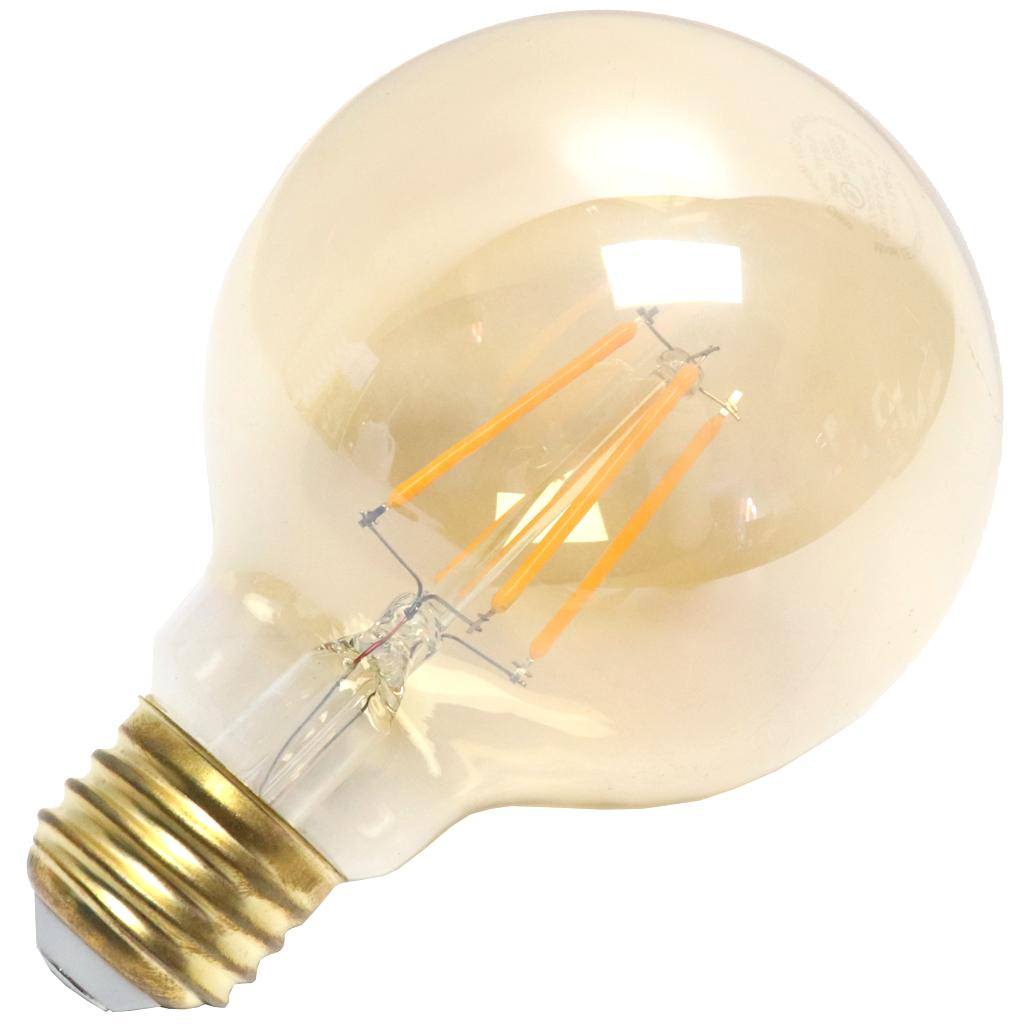 5 watt 120 volt G25 Medium Screw Base 2200K Warm White Dimmable LED 1