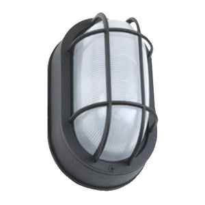 10 watt 120 volt 5000K Daylight Black LED Bulkhead Fixture 1