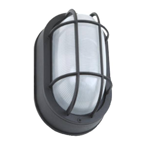 10 watt 120 volt 5000K Daylight Black LED Bulkhead Fixture 1