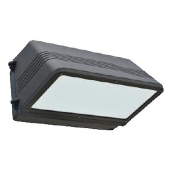60 watt 120/277 volt 4000K Cool White Bronze LED Wall Pack 1