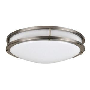 16" 26 watt 120 volt 3000K Natural White Dimmable Flood Flush Mount LED Fixture 1