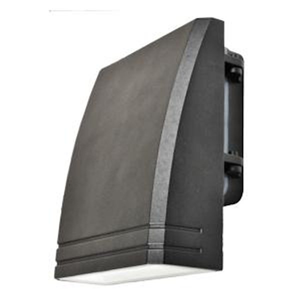 50 watt 120-277 volt 5000K Daylight Black Dimmable LED Slim Wallpack Fixture 1