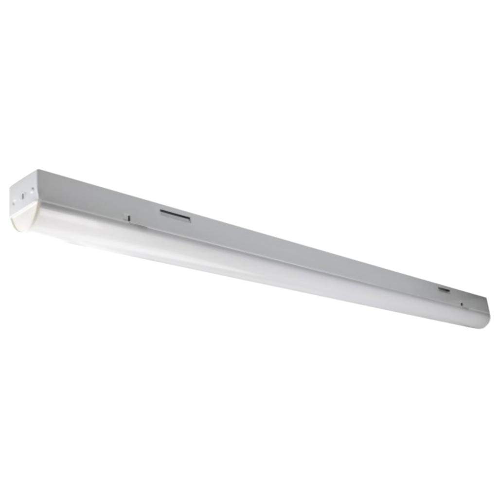 4' 40 watt 120/277 volt 4000K Cool White LED Strip Light with Sensor 1
