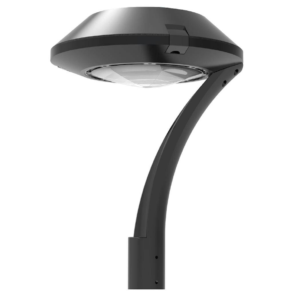 34 watt 120/277 volt Bronze Dimmable 5000K LED Post Top 1
