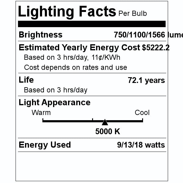 9/13/18 watt 120/277 volt 5000K LED Bollard 2