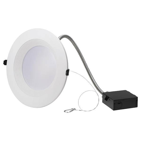 8" 12/19/27 watt 120/277 volt 3000K LED Recessed Downlight 3