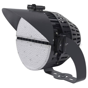 400 watt 277/480 volt 4000K Cool White Black Dimmable LED Flood 1