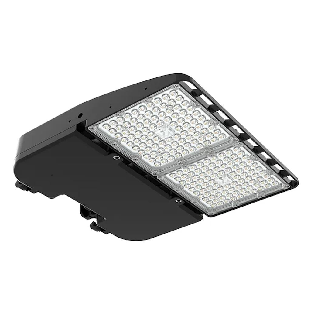 100 watt 120/277 volt 4000K Cool White Bronze Dimmable LED Area Light 1