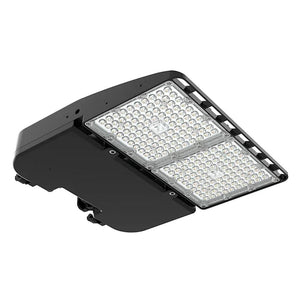 100 watt 120/277 volt 4000K Cool White Bronze Dimmable LED Area Light 1