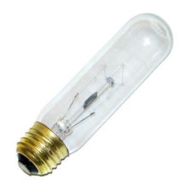40 watt 120/130 volt T10 Medium Screw Base Rough Service Clear 1