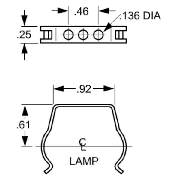 787-5 Stainless Steel Biax (Dulux L) Clip 2