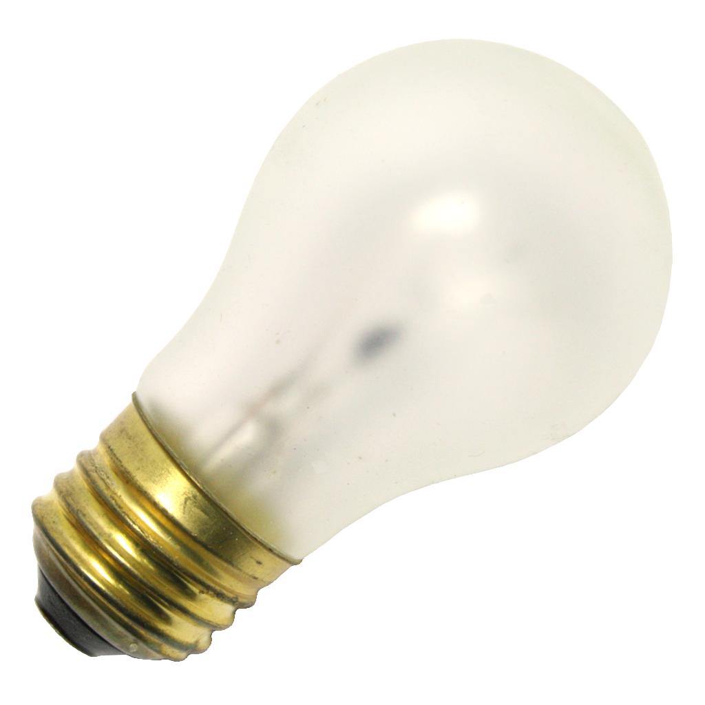25 watt 130 volt A15 Medium Screw Base Rough Service Frosted 1