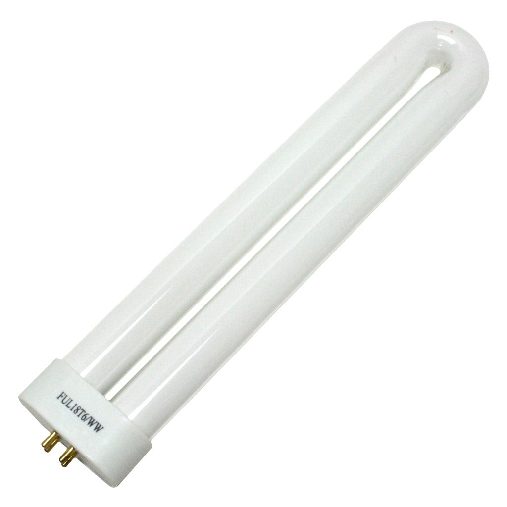 18 watt 8.9" T6 4-Pin Base 2700K Warm White U-Shaped 1
