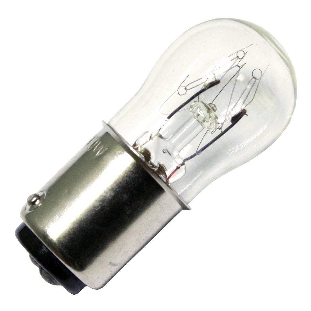 10 watt 120 volt S6 Double Contact Bayonet Base Clear 1