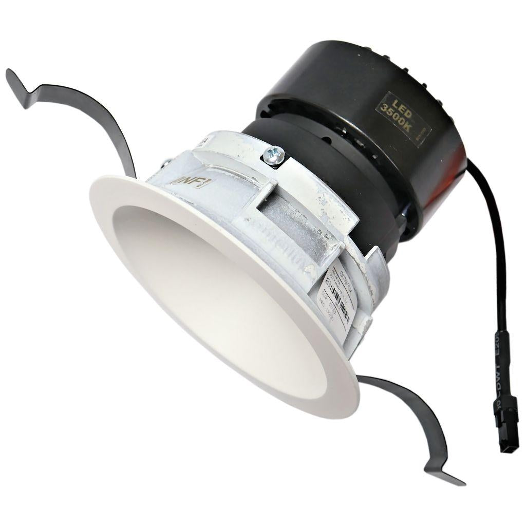 120/277 volt 3500K LED New Construction Downlight with Trim 1