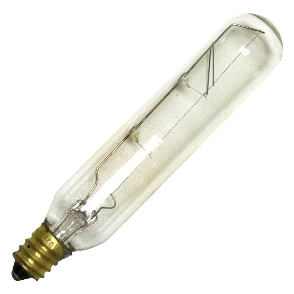 25 watt 130 volt T6.5 Candelabra Screw Base Clear 1