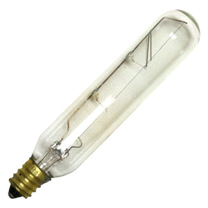 25 watt 130 volt T6.5 Candelabra Screw Base Clear 1