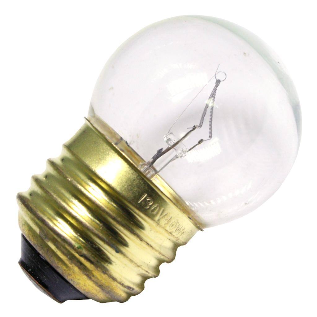 40 watt 130 volt S11 Medium Screw Base Clear 1