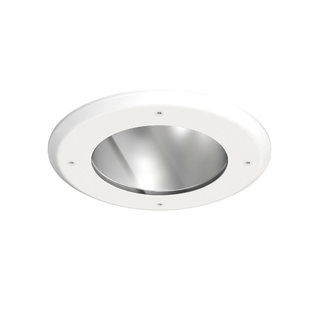 6" Round White Bezel Trim for LED Downlight 1