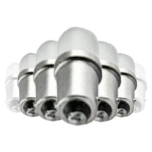 6 volt T1.75 Miniature Bayonet Base Green LED #755 (10 Pack) 1