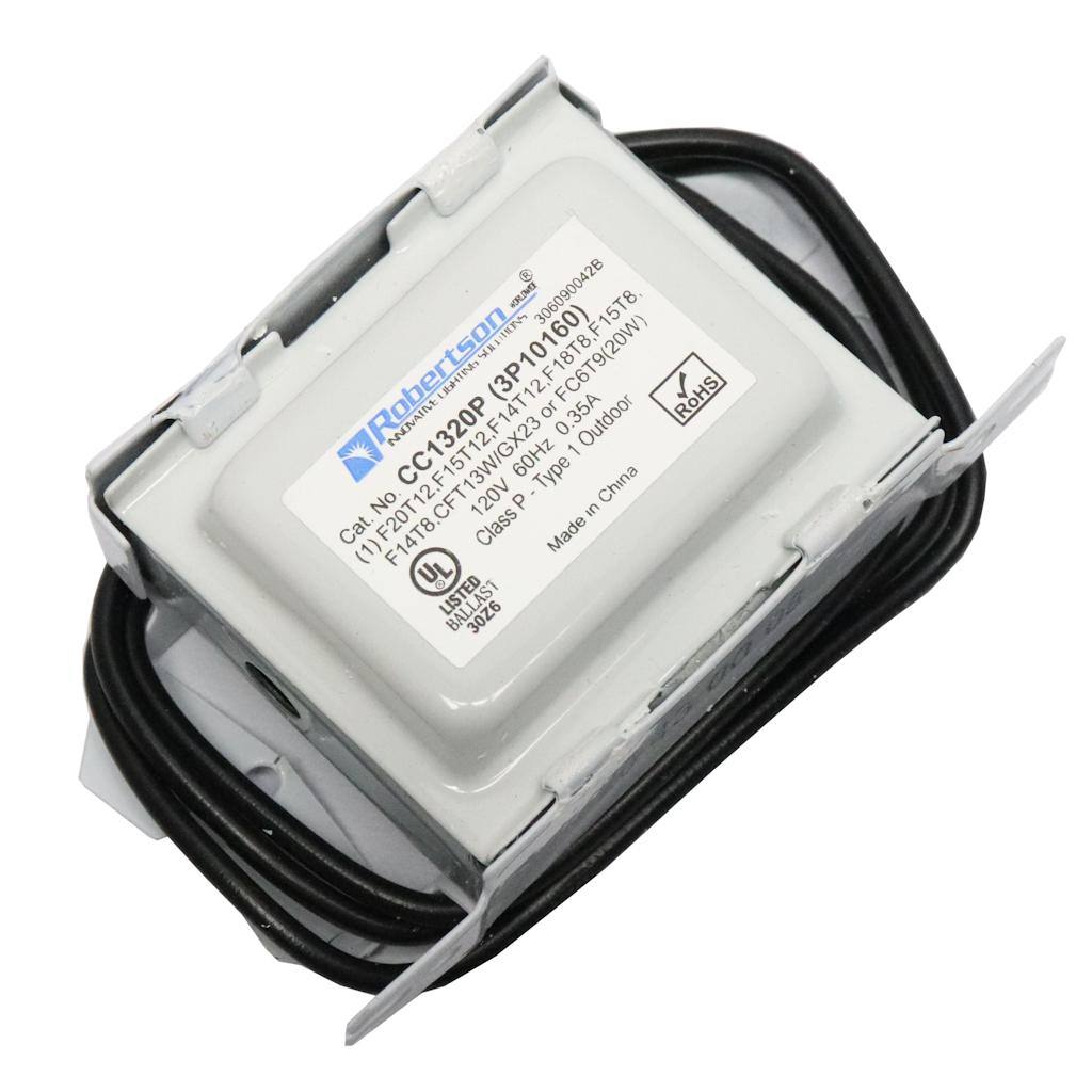 1 Lamp 13 watt CFL Ballast 1