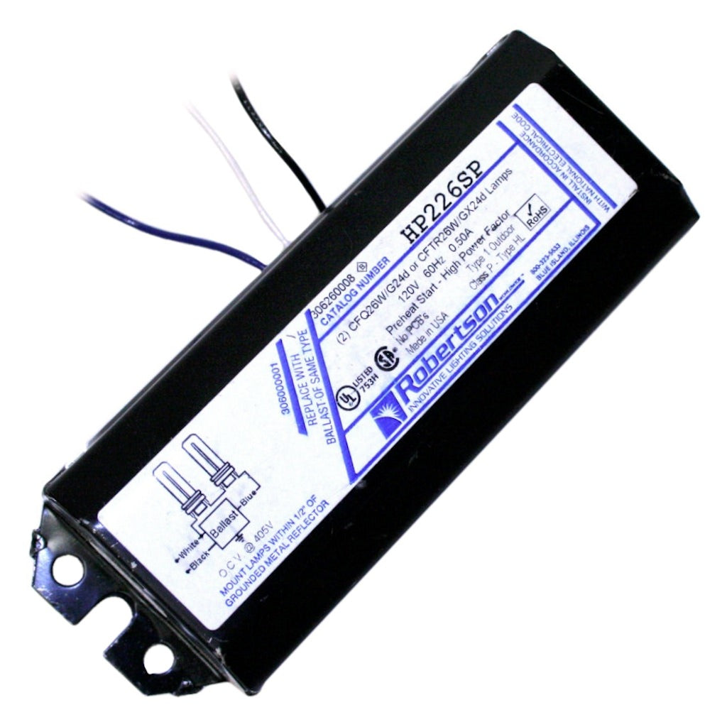 2 Lamp 120 volt CFL Ballast 1