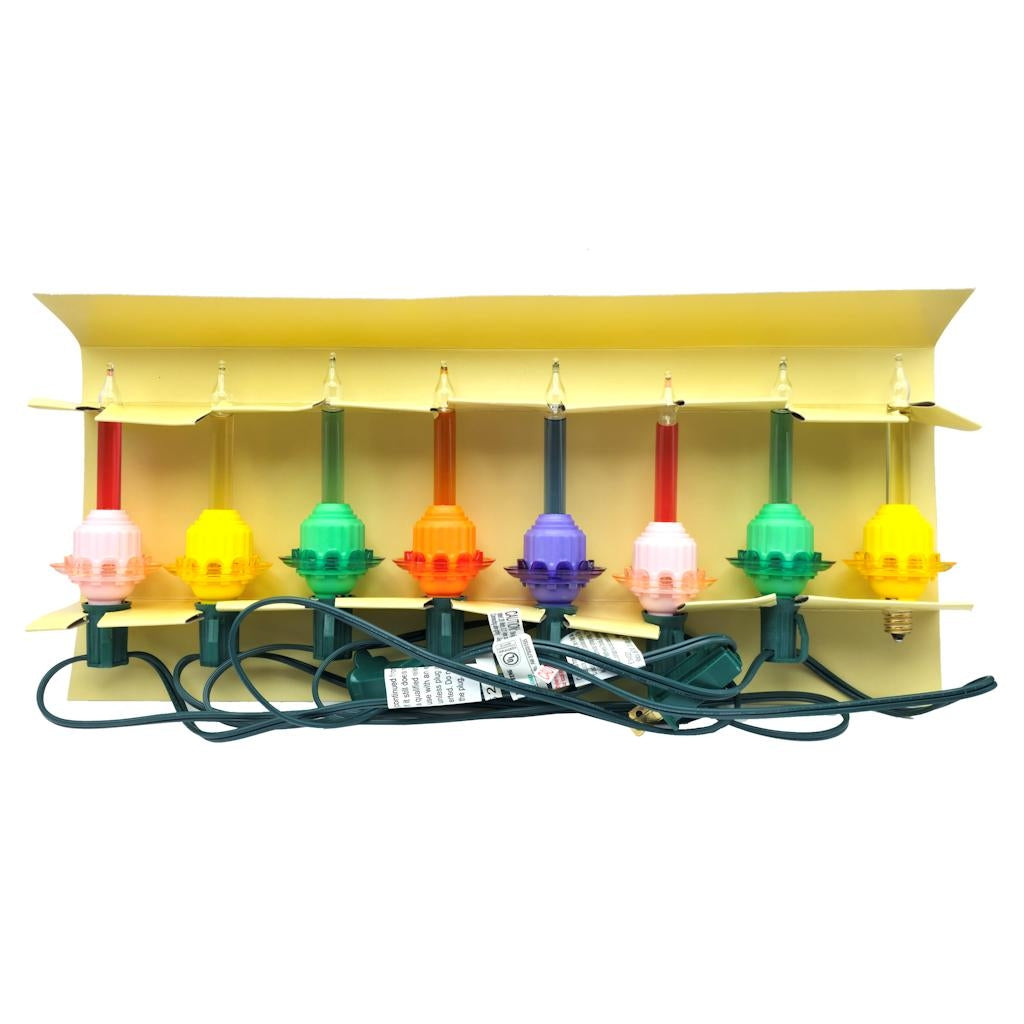 7 Light Multi-Color "Easter" Bubble Light Set 1