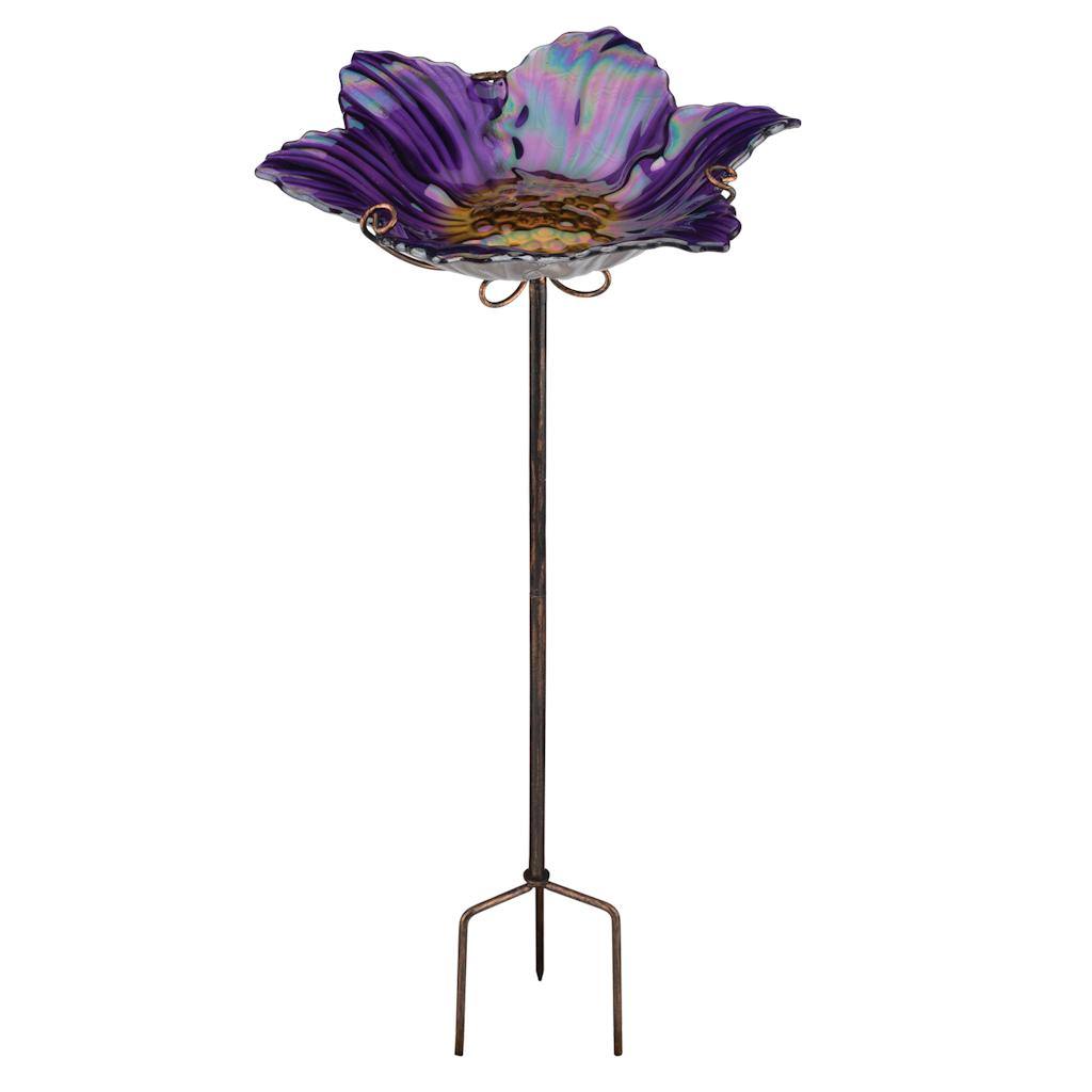 25" Birdbath/Feeder Lawn Stake Garden Ornament 1