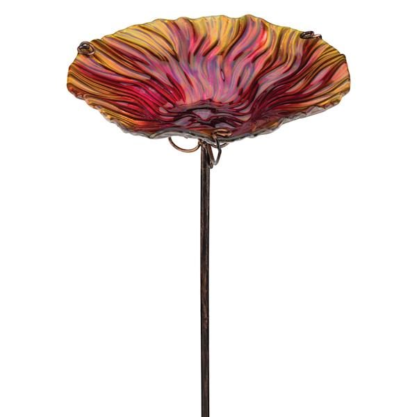 25" Birdbath/Feeder Lawn Stake Garden Ornament 2