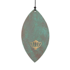 40" Patina Black Wind Chime Lawn Ornament 2
