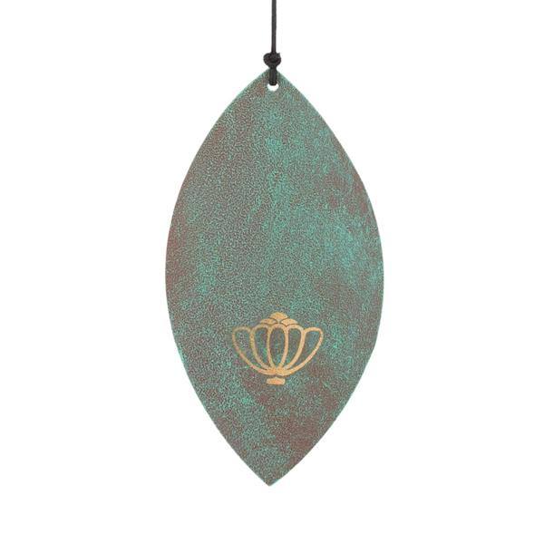 40" Patina Black Wind Chime Lawn Ornament 2