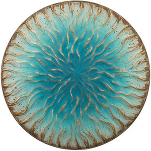 36" Blue Wave Wall Decor 1