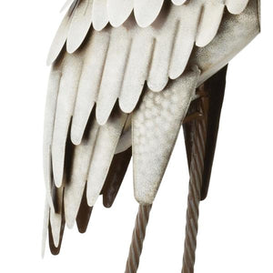 Rustic White Egret Preening 2