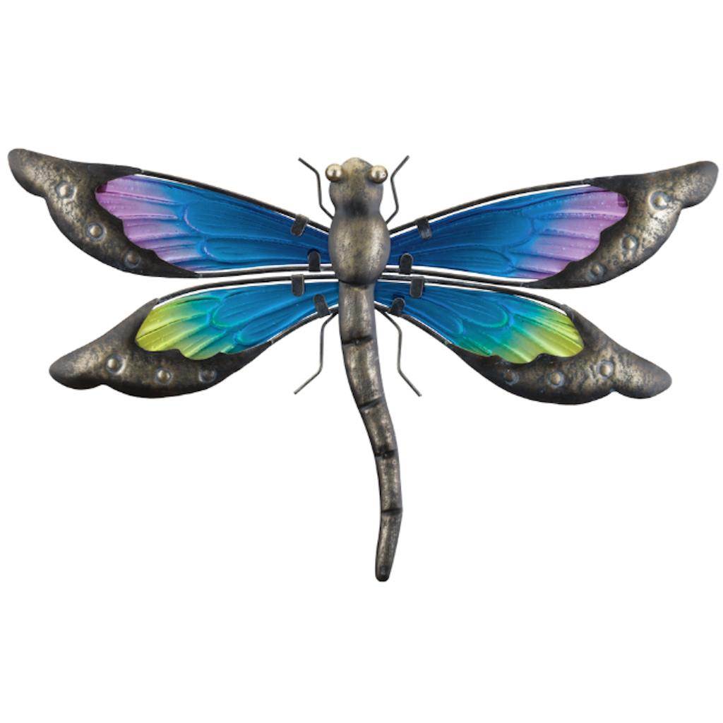 18" Multi-Color Dragonfly Wall Decor 1