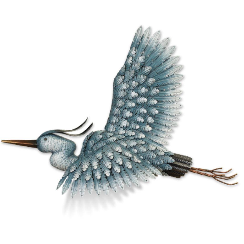 36" Blue Heron Wall Decor 1