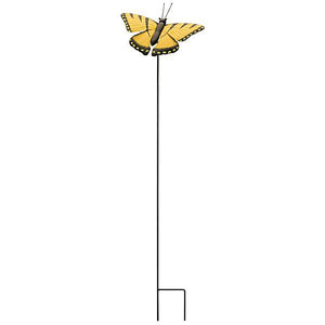 36" Yellow Swallowtail Butterfly Garden Stake 2