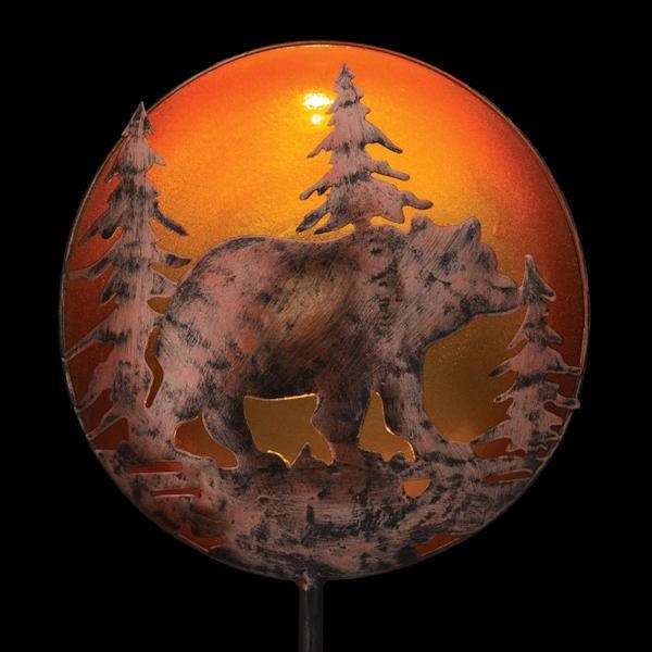 36" Night Sky Bear Solar Stake 2