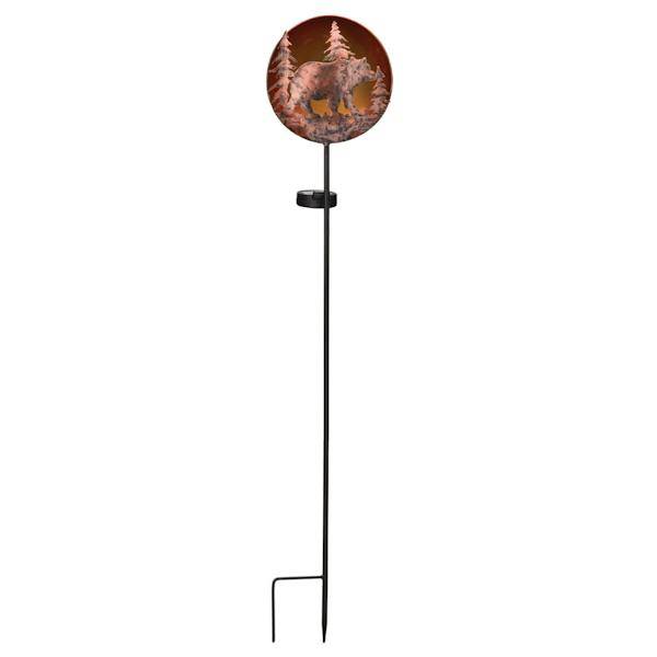 36" Night Sky Bear Solar Stake 3