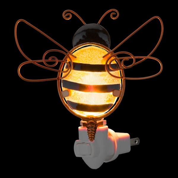 Metal Bee Night Light 2