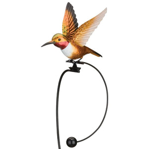 42.75" Rufous Rocker Hummingbird Stake 1
