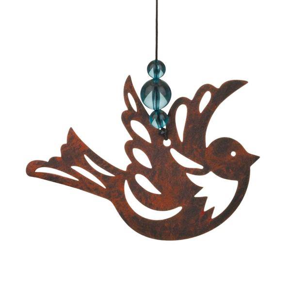 32.5" Aluminum/Steel/Acrylic Bird Chime 3