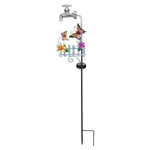 35.25" Butterfly Faucet Solar Stake 2