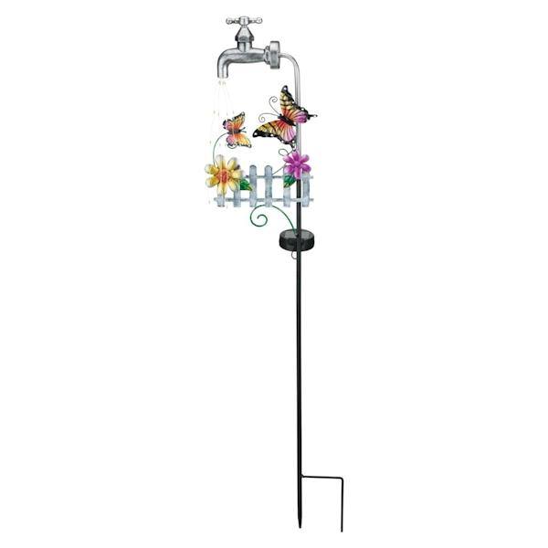 35.25" Butterfly Faucet Solar Stake 2